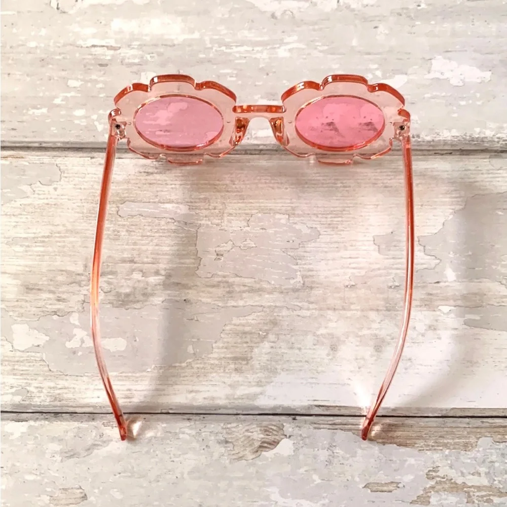 GapKids Flower Sunglasses Clear Pink Gap Brand Kids Toddler Glasses NEW